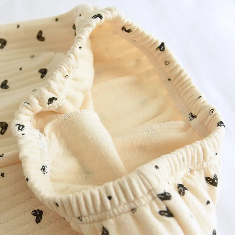 Autumn Winter Cute Pajamas Set Sleepwear Thicken Warm Cotton Female Long Sleeve Trousers Pijama Suit - Hot Trends