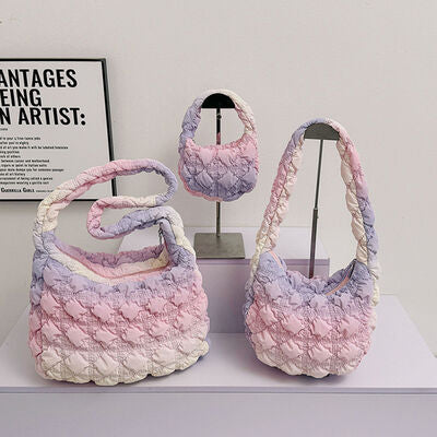 Gradient Quilted Nylon Bag  Hot Trends