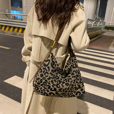PU Leather Leopard Shoulder Bag  Hot Trends