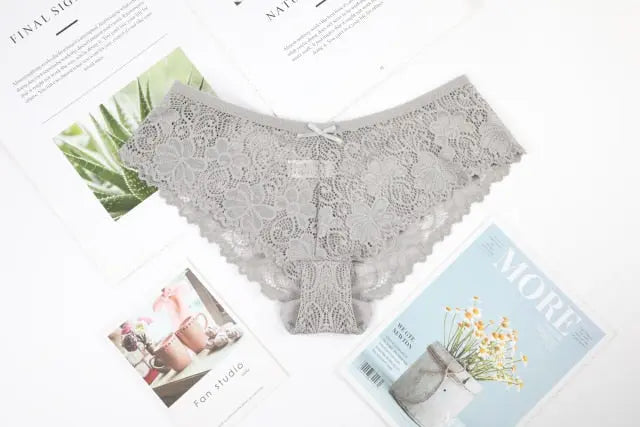 3Pcs Lace Comfortable Solid Color Beauty Back Underwear Panties for Women - Hot Trends