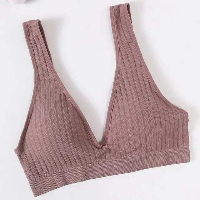 Deep V Backless Sexy Seamless Bra Sports Bras For Women - Hot Trends