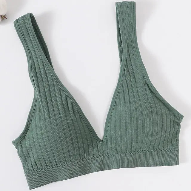 Deep V Backless Sexy Seamless Bra Sports Bras For Women - Hot Trends