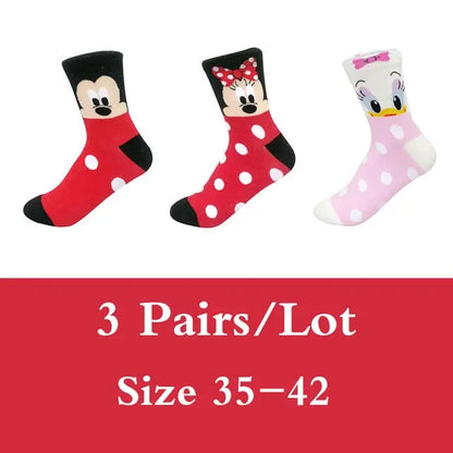 5 Pairs/Lot summer Casual Cute women Socks animal Cartoon Mouse Duck Cotton socks - Hot Trends