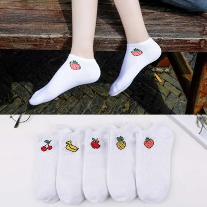 5 Pairs/Lot summer Casual Cute women Socks animal Cartoon Mouse Duck Cotton socks - Hot Trends