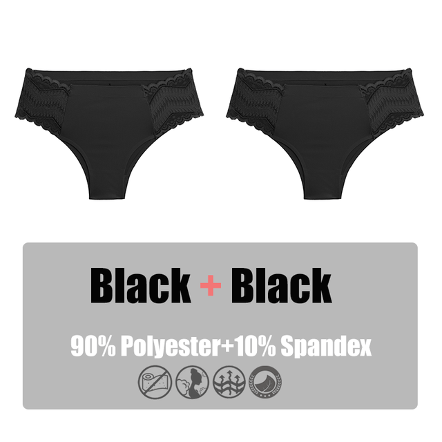 2PCS/Set Women Panties Lace Underwear Briefs Seamless Panties Sexy Lingerie for Female Intimates Underpants Hot Trends