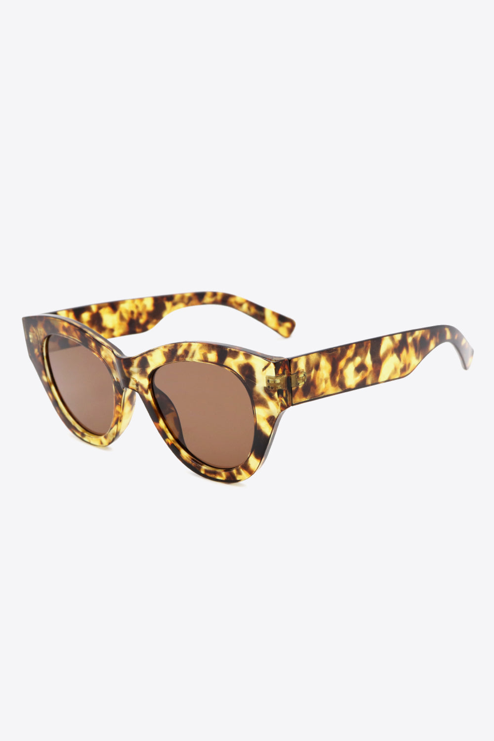 Tortoiseshell Polycarbonate Wayfarer Sunglasses Trendsi