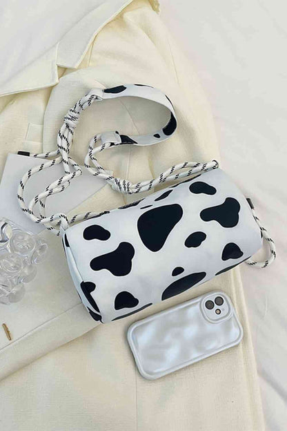 Animal Print Nylon Handbag Trendsi