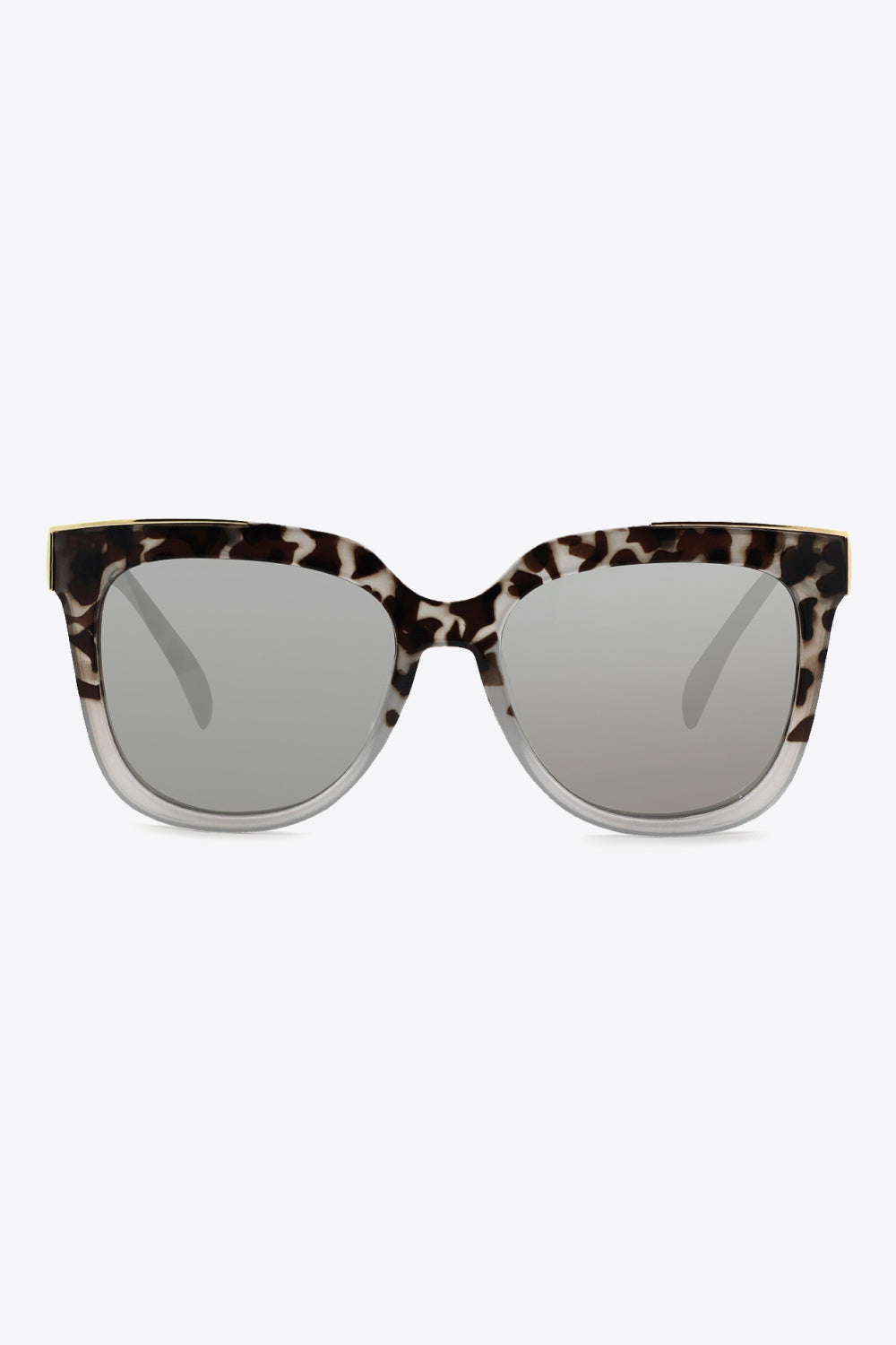 Tortoiseshell Polycarbonate Frame Full Rim Sunglasses Trendsi
