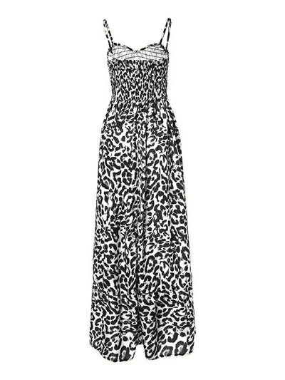 Leopard Sweetheart Neck Cami Casual Dress for Women  Hot Trends