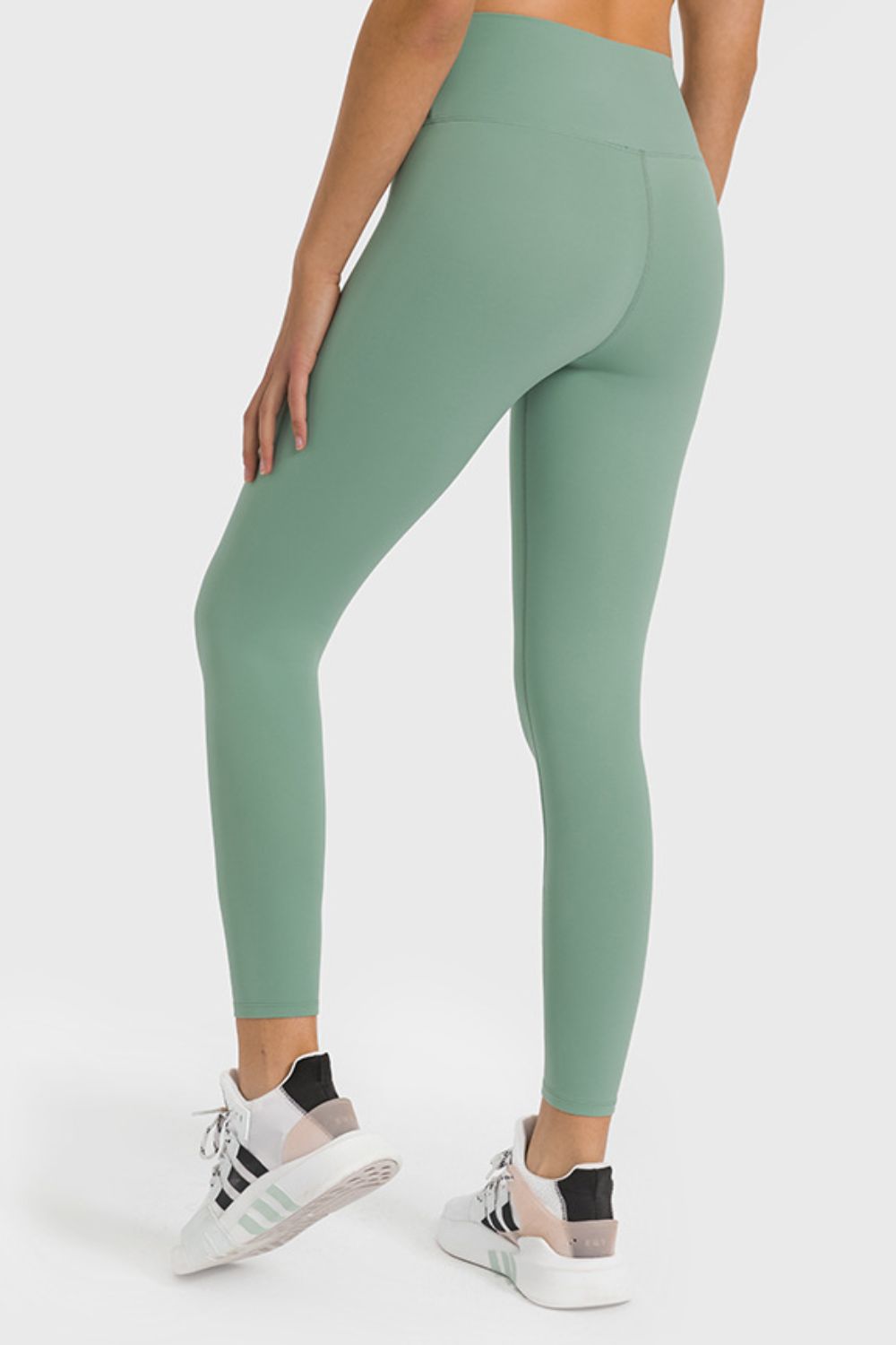 High Waist Ankle-Length Yoga Leggings Trendsi