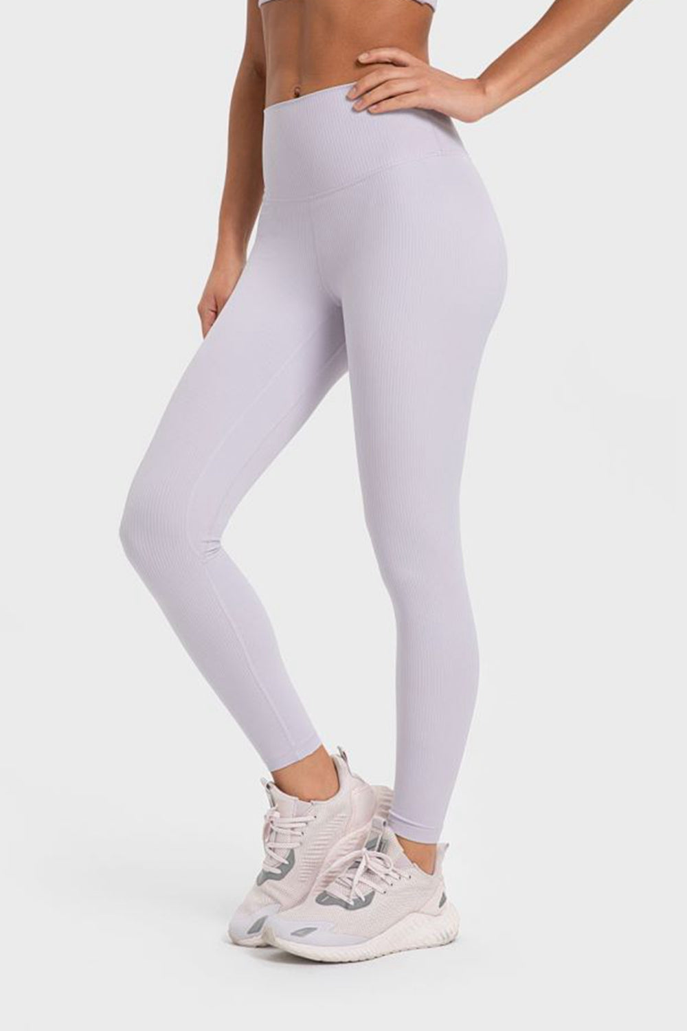 Highly Stretchy Wide Waistband Yoga Leggings Trendsi