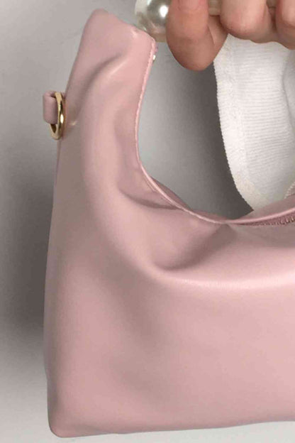 Adored PU Leather Pearl Handbag  Hot Trends