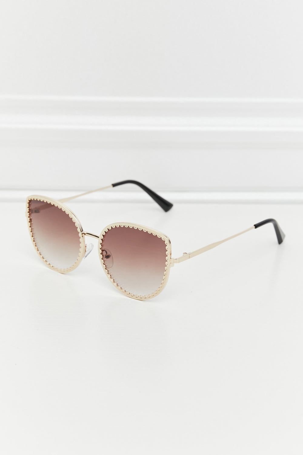 Full Rim Metal Frame Sunglasses Trendsi
