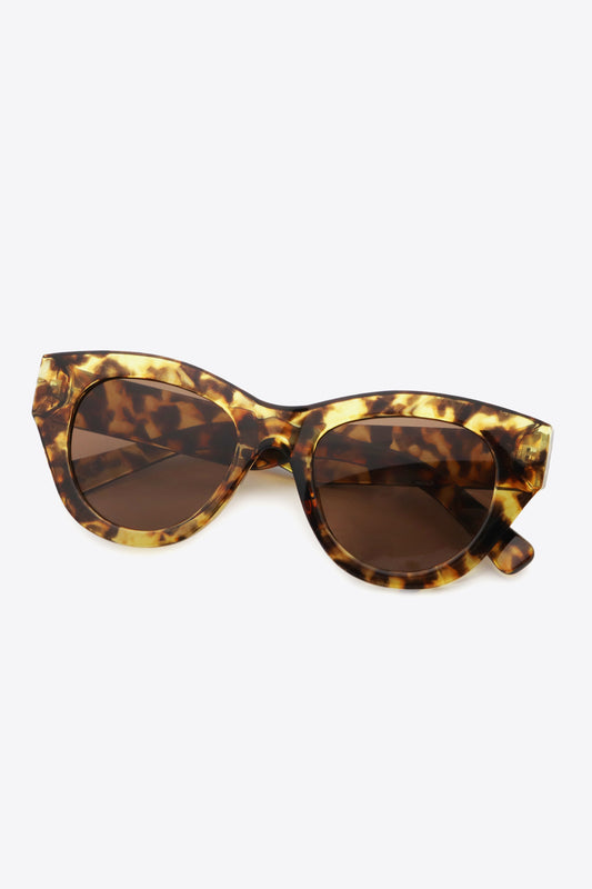 Tortoiseshell Polycarbonate Wayfarer Sunglasses Trendsi