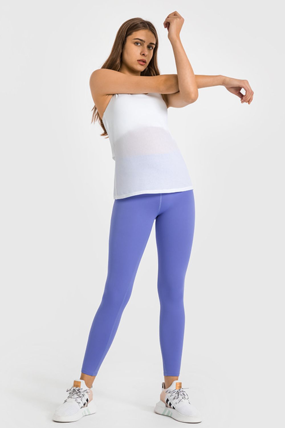 High Waist Ankle-Length Yoga Leggings Trendsi