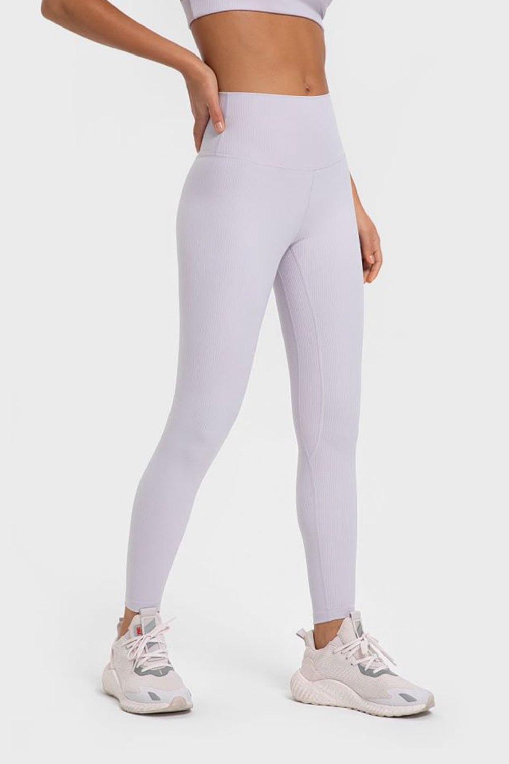 Highly Stretchy Wide Waistband Yoga Leggings Trendsi