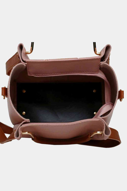 4-Piece PU Leather Bag Set Trendsi